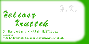 heliosz kruttek business card